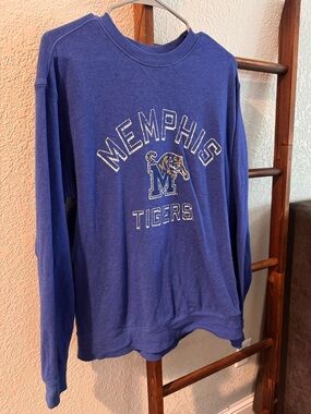 Pro Edge Memphis Tigers Royal Blue Crewneck Sweatshirt